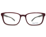 Nautica Eyeglasses Frames N8144 610 Tortoise Red Square Full Rim 55-18-140 - $55.88