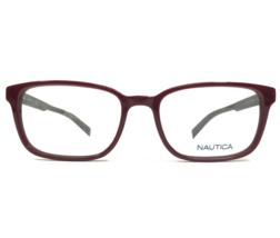 Nautica Eyeglasses Frames N8144 610 Tortoise Red Square Full Rim 55-18-140 - £44.50 GBP