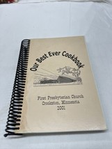 Vintage Cookbook Spiral First Presbyterian Crookston MN 2001 Also Recipes 1928 - £31.42 GBP