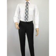Men RENOIR Dressy Suit Separates Solid Slim Fit 201-1 Black Double Breasted image 7