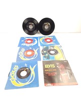 Elvis Presley 45 Vinyl Record Album RCA Gold Lot of 8 - £61.31 GBP