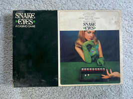 Vintage Snake Eyes A Casino Game 1968 Selchow &amp; Righter Co. Complete - $20.49