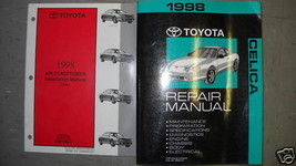 1998 Toyota Celica Service Repair Shop Manual Set W A/C Ac Conditioning Book - $144.99