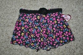 Girls Shorts Candies Pink Floral Belted Casual Dress-sz 14 - £9.46 GBP