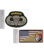 Ranger Army 3rd Special Forces Group Airborne &amp; Ranger Parachutist Wings... - $18.99