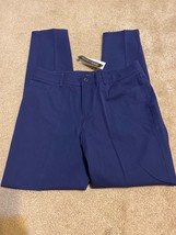 Peace Of Cloth New York USA Blue Cotton Chino Style Pants Slacks Sz 10 3... - £29.60 GBP