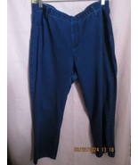 Dark Blue Denim Elastic Waistband Jeans XL - $13.58 CAD