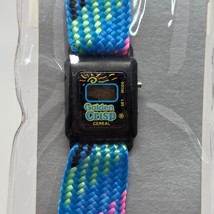 VINTAGE 1990&#39;s GOLDEN CRISP CEREAL WRIST WATCH BLUE STRAP NEW IN PACKAGE - $19.00