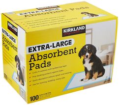 Kirkland Signature Extra-Large Absorbent Pads  100 Large Pads  30x23 - €28,92 EUR