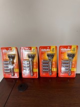 BNIP Gillette Fusion 5 Men&#39;s Razors, 4pk, each pk has 1 razor &amp; 5 Cartridges - £62.30 GBP