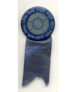Goodyear blue ribbon values 1936 pin with ribbon vintage 2 &quot; pinback - $551.02 MXN