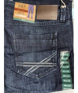 T.K. Axel Men&#39;s Slim Boot Cut Stretch 7 Pocket Denim Jean Harbor 40x32 - $546.53 MXN