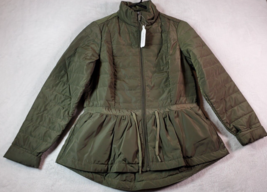 Zuda Jacket Womens Size XS Olive 100% Polyester Long Sleeve Drawstring F... - $30.03