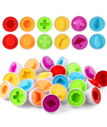 Matching Eggs Kid’s Early Educational Toy Color Shape Learning - £29.09 GBP