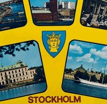 1980s Stockholm Sweden Postcard Unposted Europe Scandinavia City E86RP4 - £11.66 GBP