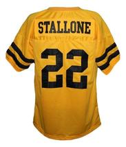 Sylvester Stallone #22 Lincoln High School Men Football Jersey Yellow Any Size image 2