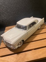 Maisto 1956 Chrysler 300B, White, 1/18 Car Collectible  (missing mirror) - $17.50