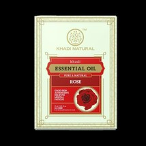 Khadi Natural Rose Pure Essential Oil 15ml Ayurvedic Skin Face Body Mass... - £13.48 GBP