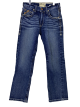 Ariat M5 Jeans Men&#39;s 30x30 Blue Denim Straight Fit Thick Stitch - $33.24