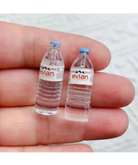 Dollhouse Evian Natural Spring Water 1/12 Scale Round Bottle - $4.42 CAD+