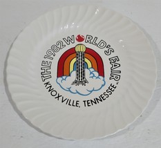 Vintage The 1982 World&#39;s Fair Knoxville TN Tennessee Souvenir Plate - $353.08 MXN