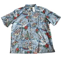 Reyn Spooner Men’s Mele Kalikimaka 2024 Hawaiian Shirt Sz 2XL Reverse Pr... - $69.25