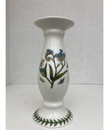 Portmeirion BOTANIC GARDEN Floral Butterfly Porcelain Candlestick Pansy - $9.89
