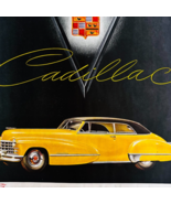 1947 Cadillac Advertisement Vintage Automobilia Luxury Car Yellow DWUU5 - $570.01 MXN