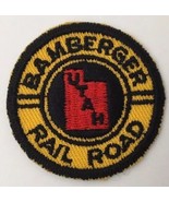 Vintage Train Patch Bamberger Utah Railroad RR 2&quot; Round Unsewn - $11.54