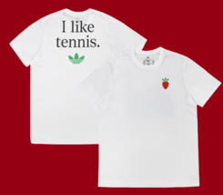 adidas Original Tennis Graphic T-Shirts Men Sports Climacool Top AsiaFit... - $43.11