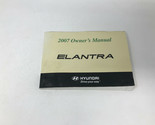 2007 Hyundai Elantra Owners Manual Handbook OEM H02B04007 - $14.84