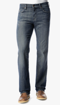 7 For All Mankind Sz 30x32 Austyn Jeans Melbourne Straight Leg Cotton Blend NEW - £55.40 GBP