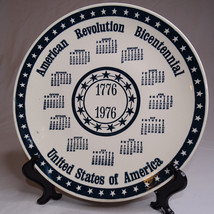 Vintage 1776/1976 American Revolution Bicentennial Plate USA Calendar Pl... - $9.70