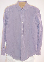 Polo by Ralph Lauren Regent Classic Purple White Striped Shirt Mens Size 16 - £15.58 GBP