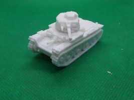 1/72 scale - German Panzer 38(t) Ausf B/C light tank, World War Two, 3D printed - $6.00