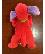 BABY GUND Red Velour Dog Plush PUPPS Rattle 8” Stuffed Puppy Lovey 5720 - $24.99 CAD