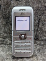 Nokia 6030 / 6030b - Silver and Gray Cellular Phone (H2) - $10.99