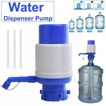 5&amp;6 Gallon Bottled Drinking Water Hand Press Manual Pump Dispenser Home Office - £15.73 GBP