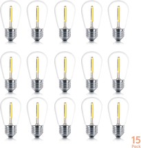 Ambience PRO Replacement LED Light Bulbs 1 Watt LED Edison Exposed Filaments Pla - £32.06 GBP