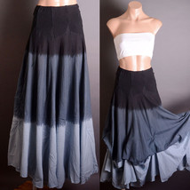 Gray Ombre Victorian Goth Steampunk Gypsy Bustle Petticoat Bubble Long S... - $68.56 CAD