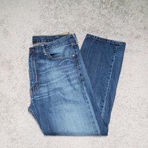 Levi&#39;s 505 Men&#39;s Size 38x30 Straight Leg Mid Rise 5 Pocket Blue Denim Jeans - £14.22 GBP