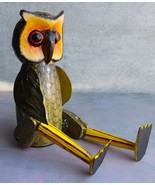 Balinese Wood Handicrafts Night Forest Great Horned Owl Puppet Toy Figur... - $51.87 CAD