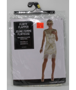Flirty Flapper - 1920&#39;s - Cream/Gold - Halloween Party Costume - Adult -... - $40.57 CAD