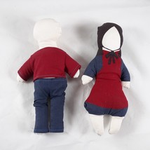 Faceless Amish Girl And Boy Fabric Doll Plush Plain People - £22.07 GBP