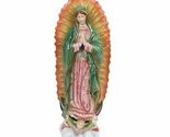 FINE PORCELAIN OUR LADY OF GUADALUPE STATUE VIRGIN MARY MOTHER OF JESUS - $50.99