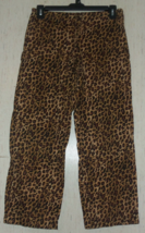 Excellent Womens Carole Hochman Leopard Print Pajama Pants Size M - £18.25 GBP