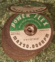 25pc 3" CUT OFF WHEELS Metal 1/32 Thick 3/8 Arbor mostly use w/ Air Cut Off Tool - $16.00