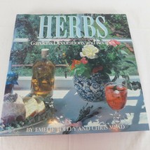 Herbs Gardens Recipes Chris Mead Emelie Tolley 1985 HCDJ 1st Edition Japan - £3.92 GBP