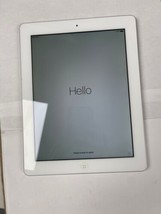 Apple iPad 4 A1458 White 16GB Turning On Tablet for Parts Only Not Bundled - $23.99