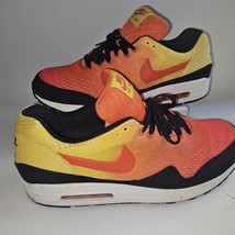 Nike Air Max 1 Sunset Pack Orange Tour Yellow Black 554718-880 US 13 - $84.15